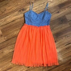 Crochet Sweetheart Neckline Dress
